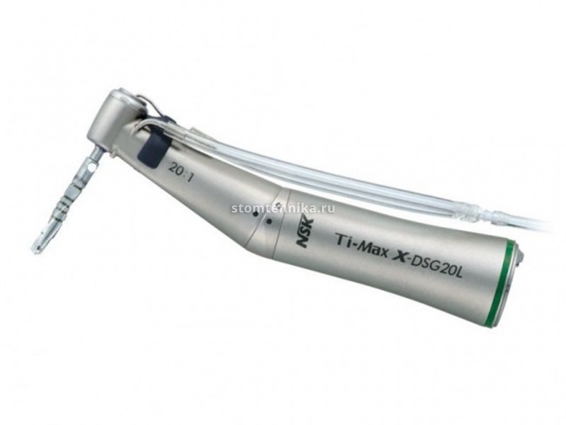 Наконечник угловой хирургический NSK Ti-Max X-DSG20L 20:1 понижающий со светом, разборный.
